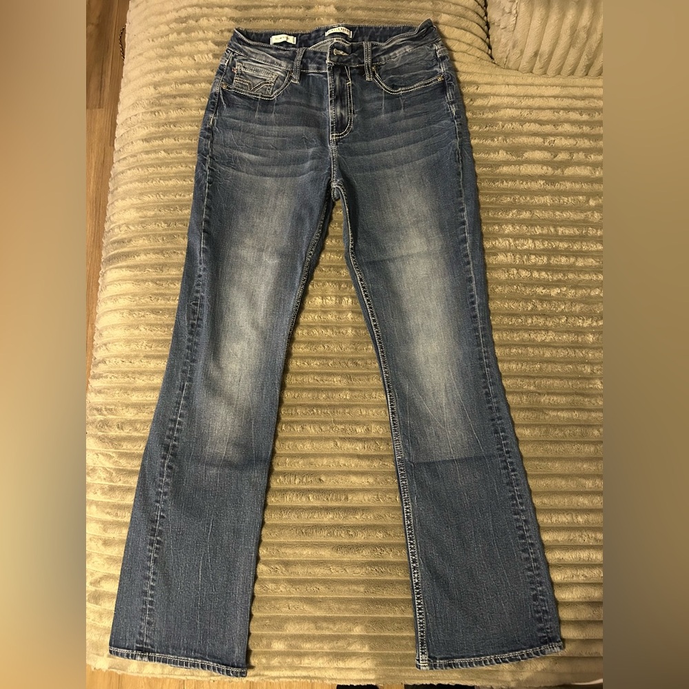 Vigoss Women's Straight Leg Blue Jeans